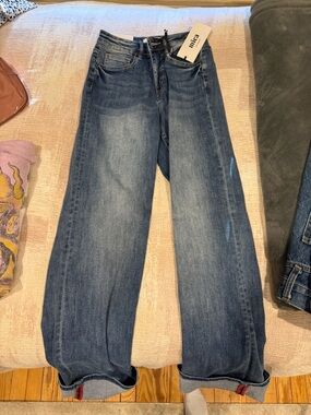 Mica denim wide leg jeans